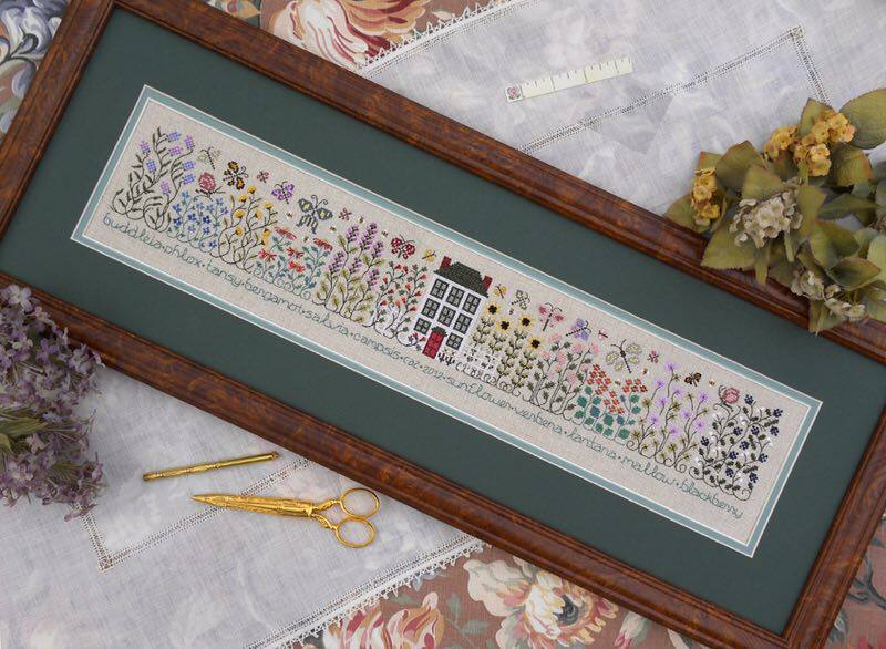 Drawn Thread butterfly garden self-worthy cross stitch