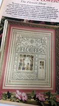Self-matching magazine picture flower shop hardanger cross stitch