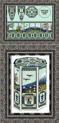 chatelaine designs Japanese box A3 drawings