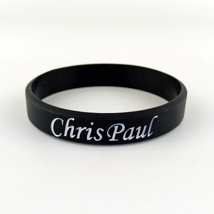 Rocket 3 Chris Paul Lava Basketball Bracelet Fan Thể thao Silicone sáng Dây đeo tay 	quần áo ba lỗ bóng rổ