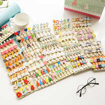 Creative photo paper decoration diy postcard wedding photo photo wall color cartoon hemp rope wooden Wood small clip