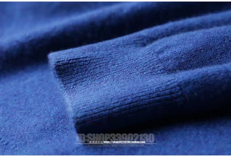 Ấm áp và thoải mái nam áo len len + cashmere dày ấm Slim nam vòng cổ đan áo len áo len nam