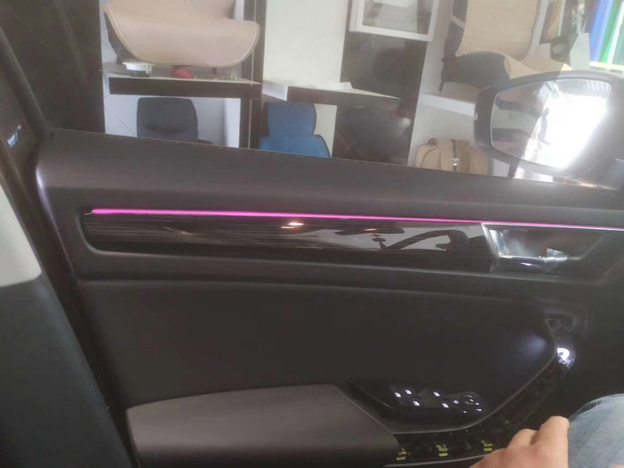 Multicolor 18 lights multicolor led ambient light door trim door handle