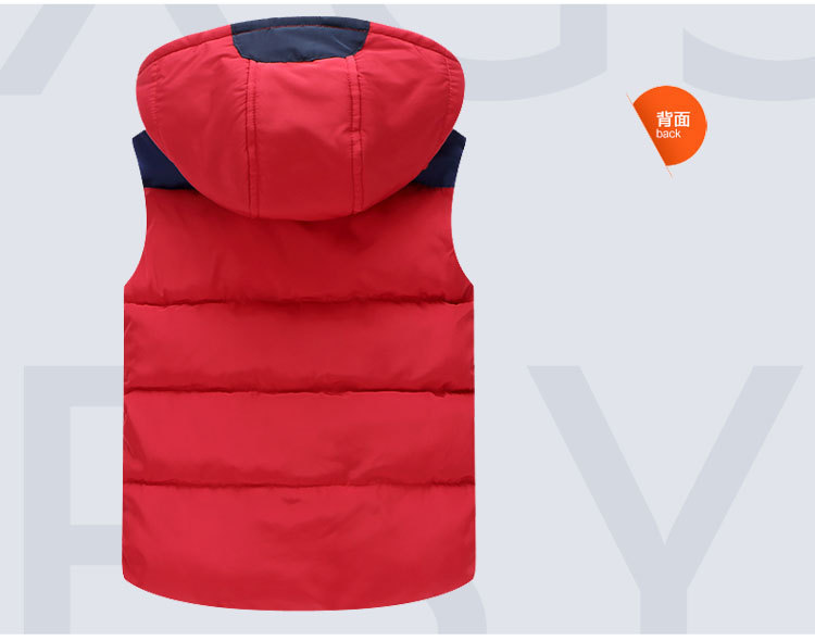 Áo vest bé trai cotton mùa đông 2 áo vest trẻ em 3 áo vest bé 4 cộng nhung dày 5 áo vest bé trai ấm áp 6 tuổi 7 quần áo trẻ em hàn quốc