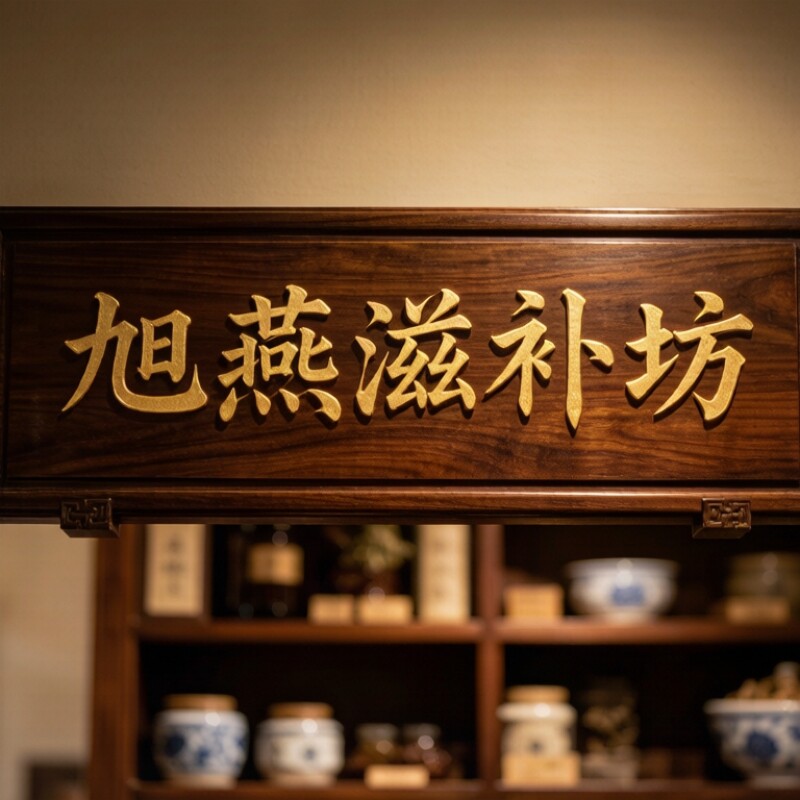 旭燕滋补坊的LOGO