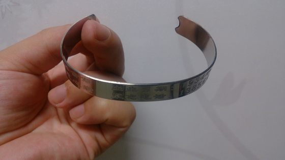 U.S. Army Titanium Steel Memorial Bracelet Any Engraving Bracelet Customized Original Design Purchasing Polished Version