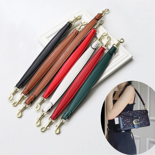 Коричневый аксессуар для сумки, черная портативная барсетка, сумка подмышку, бретели на одно плечо, из натуральной кожи