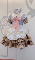 Cosplay womens new four-piece cute maid dress coffee shop house dance cute maid dress