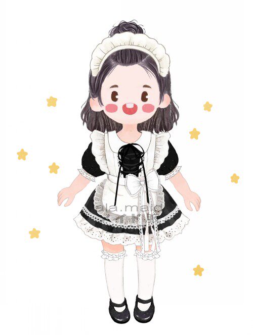 Cosplay anime women's clothing cute SD live-action cute cos clothing maid lala maid shop maid clothing