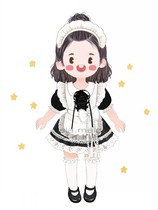 cosplay anime womens cute SD live version of the cute cos costume maid lala maid shop maid outfit