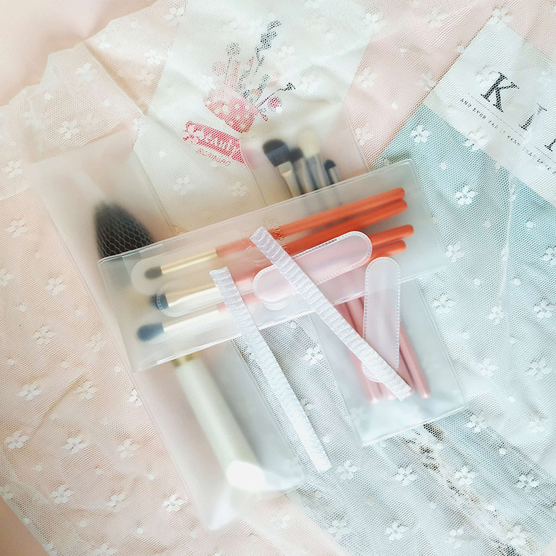 cici makeup brushed eye shadow brush facial brush cashier bag mesh sleeve eco-friendly EVA eye brush professional dust-proof bag