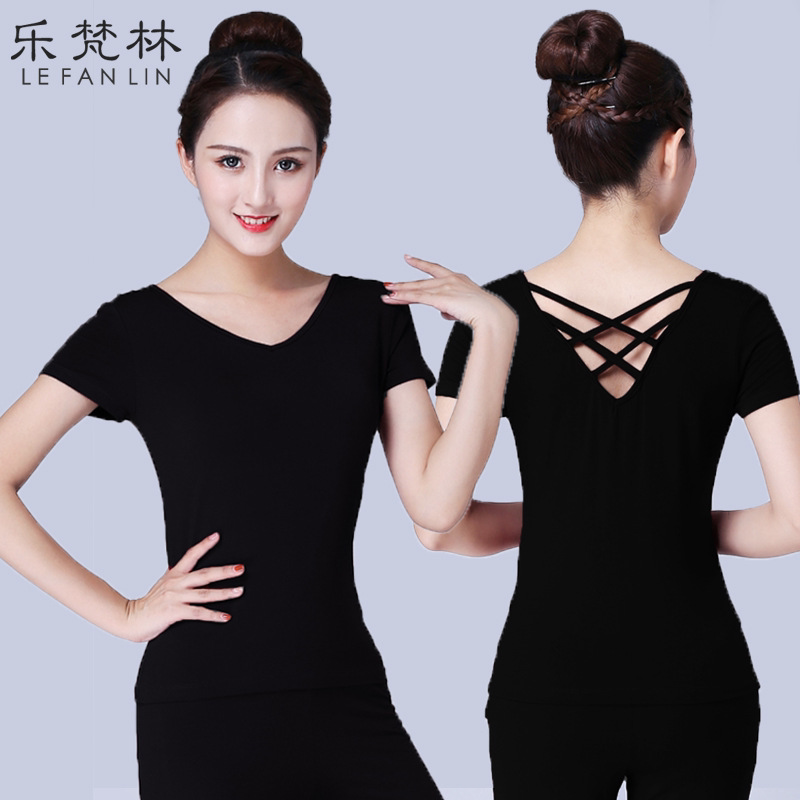Square Dance Clothing New Set Modal Top Short-Sleeve Summer Dance Practice Outfit Women's Dance Clothes Long-Sleeve Square Dance Clothing New Set Modal Top Short-Sleeve Summer Dance Practice Outfit Women's Dance Clothes Long-Sleeve