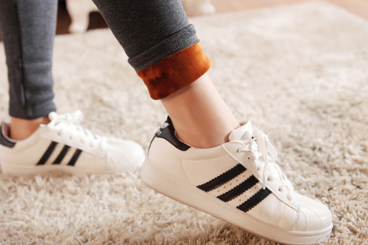 Mùa đông cộng với quần legging nhung nữ mặc quần cạp cao cạp cao mùa thu và mẫu mùa đông là quần cotton co giãn cỡ lớn quần nữ đẹp