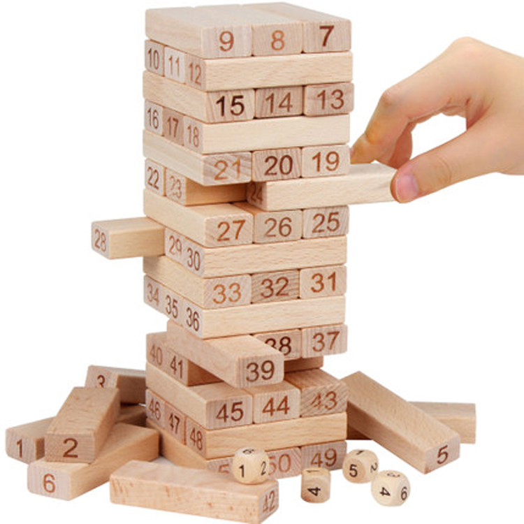 Kindergarten early education children's puzzle stacking layer stacking desktop parent-child interactive game stacking table game toys