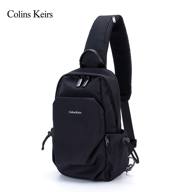 Colins Keirs chest bag men's shoulder bag tide waterproof Oxford cloth shoulder bag sports cross-body fitness backpack