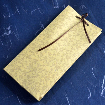 Bookmark packaging bag, kraft paper bag