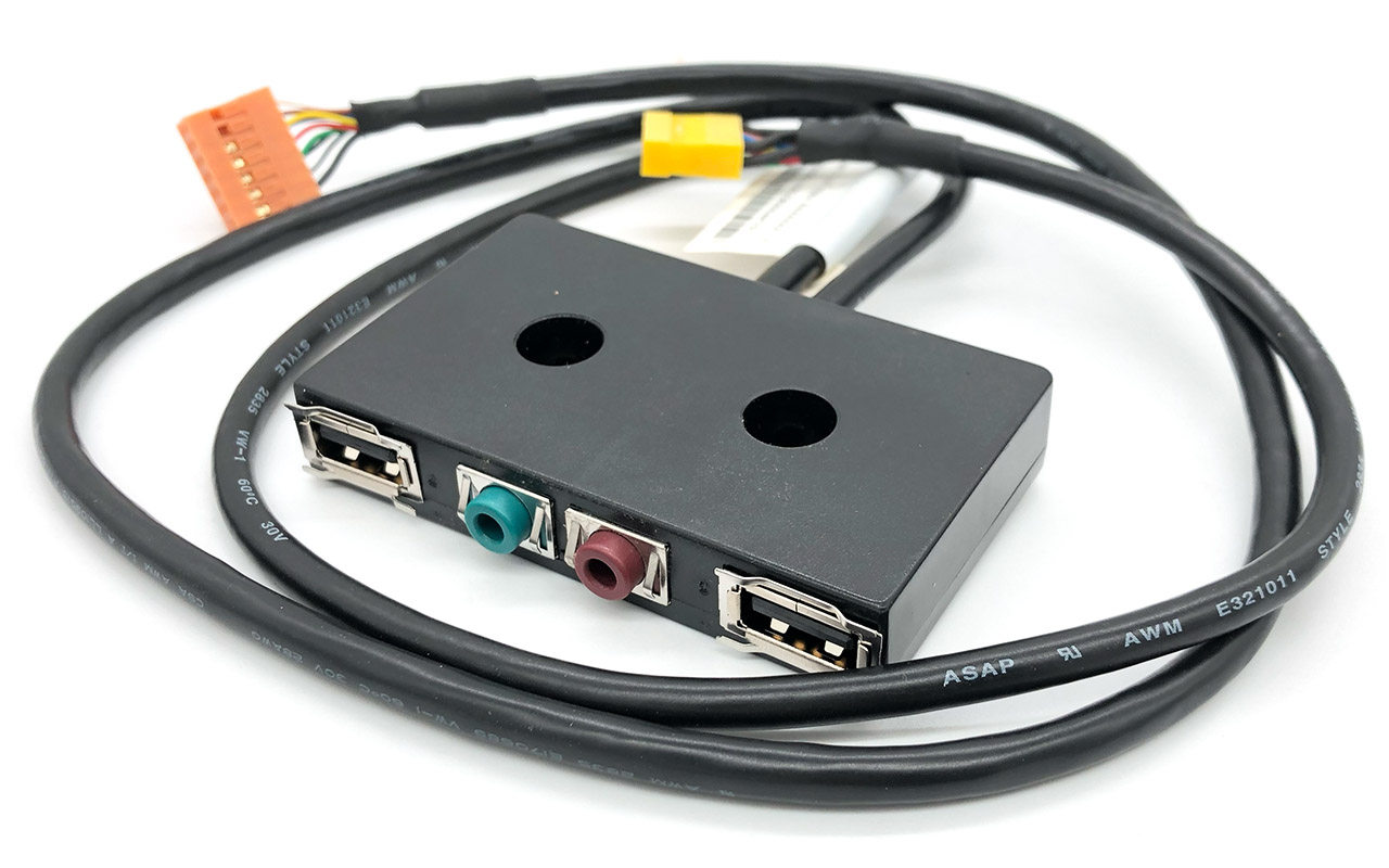 IBM Lenovo ThinkCentre M75e A70 FRU 54Y9907 Front I/O cable 接口排线左右音频小板