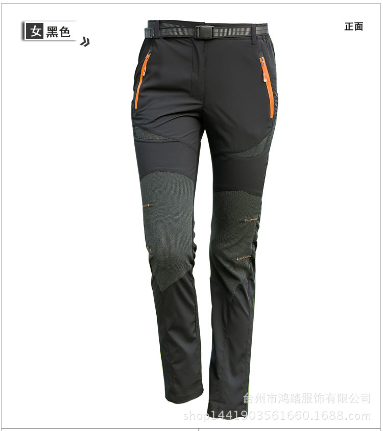 2021 couples sports outdoor quick-drying pants spring women's new pants breathable trousers stretch thin stretch stretch