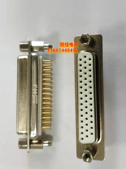 DR62 female head DP62 male head fish fork welding plate serial port three rows of DB62 core plug riveting fork lock harpoon