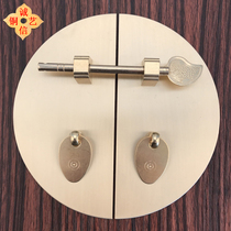 Chinese antique pure copper handle cabinet Shoe cabinet bookcase Wardrobe door Simple retro handle Modern round small handle