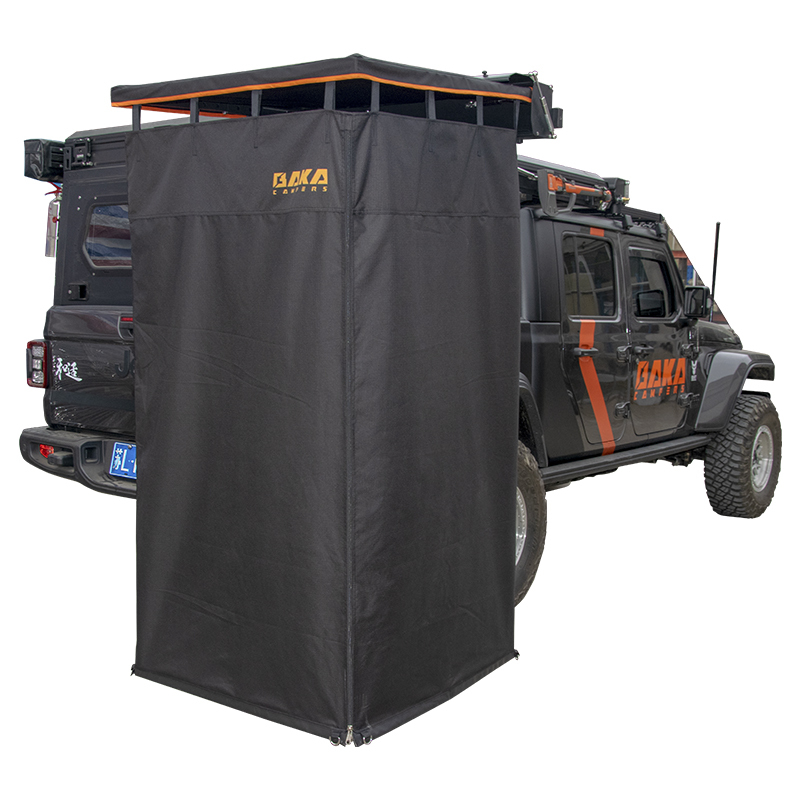 Outdoor Hard-Shell Car-Mounted Shower Tent for Bathing and Changing Clothes, Quick-Opening Camping Mobile Changing Room, Foldable