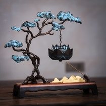 Designer new home decorations antique mahogany pure copper hanging incense burner incense burner welcome pine Zen ornaments