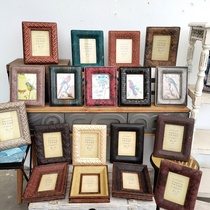 Special deal with large collection-Foreign trade proofing solitary home lodging decoration photo frame imitation wooden leather frame