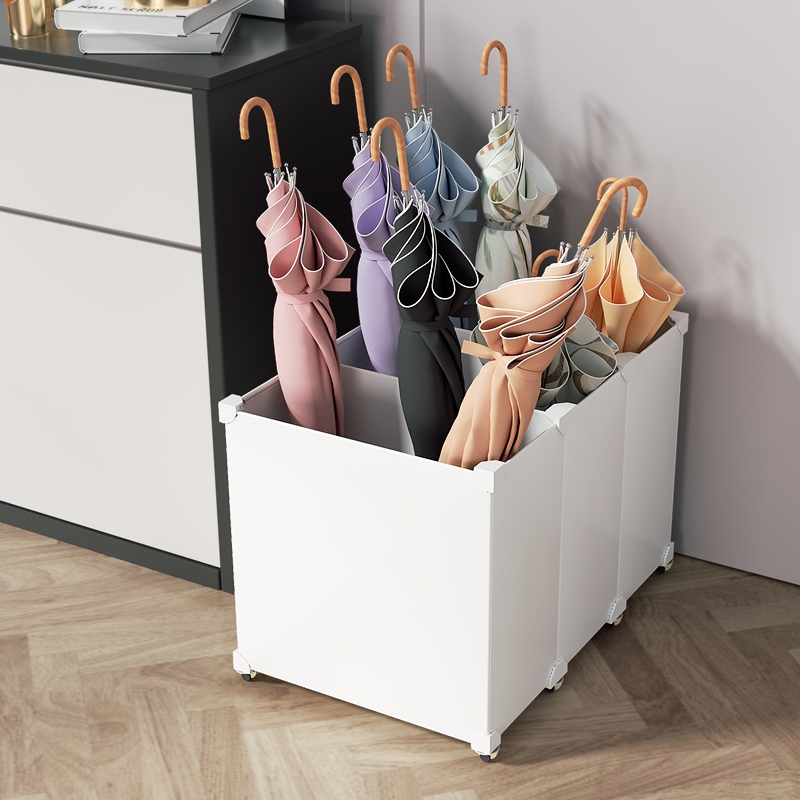 Back door to hold parachute frame household with small parachute barrel creative rain tool placed on the ground parachute artifact