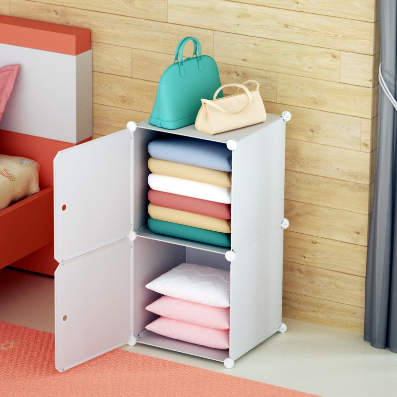 Narrow Small Wardrobe Dormitory Cupboard Home Bedroom Office Single Rental Room With College Student Plastic Locker 