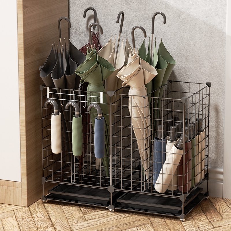 Umbrella holder household doorway small collection barrels hotel commercial rain-ray parachute asphalt frame into the umbrella artifact