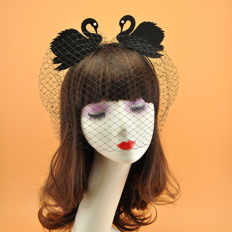 Đồ trang trí Giáng sinh Bat Wings Spider Headband Mũ Antlers Năm mới Câu lạc bộ Mũ nón Dark Veil Phụ kiện tóc trâm cài cổ trang