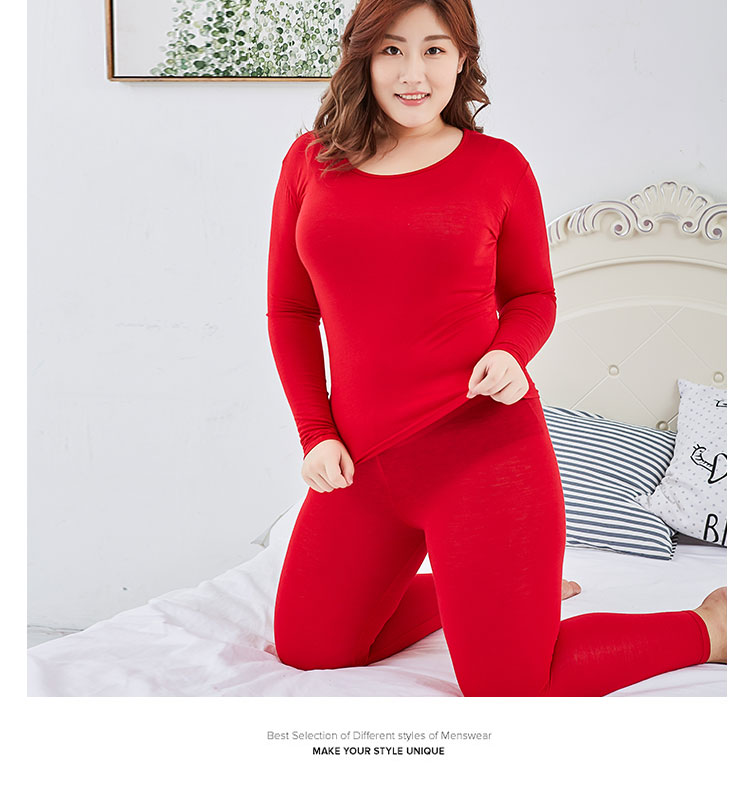 Quần lót nữ kích thước lớn phần mỏng chất béo mm modal cotton cộng với phân bón để tăng đáy quần áo mùa thu quần dài 200 kg đồ pijama