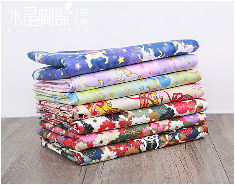 Vải cotton phong cách Nhật Bản các loại vải dạ