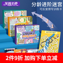 Hibiscus Angel Children Control Pen Walking Labyrinth Thinking Table Tours Maze Game Potentials Development Logic Special Attention Training