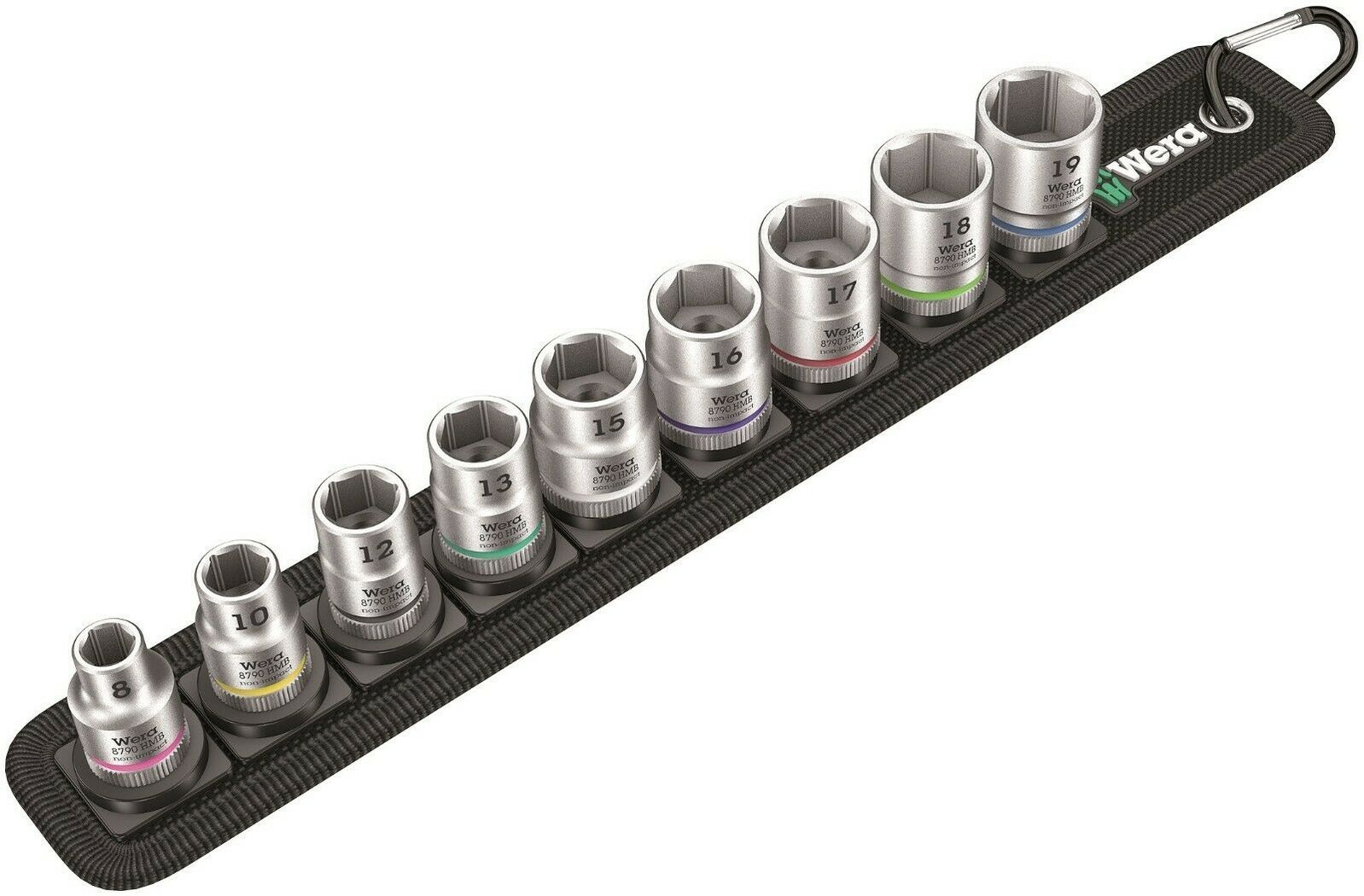 German Wera Vera Zhongfei 3 8 Belt B4 8790HMB metric and British hexagonal socket set 8-19mm