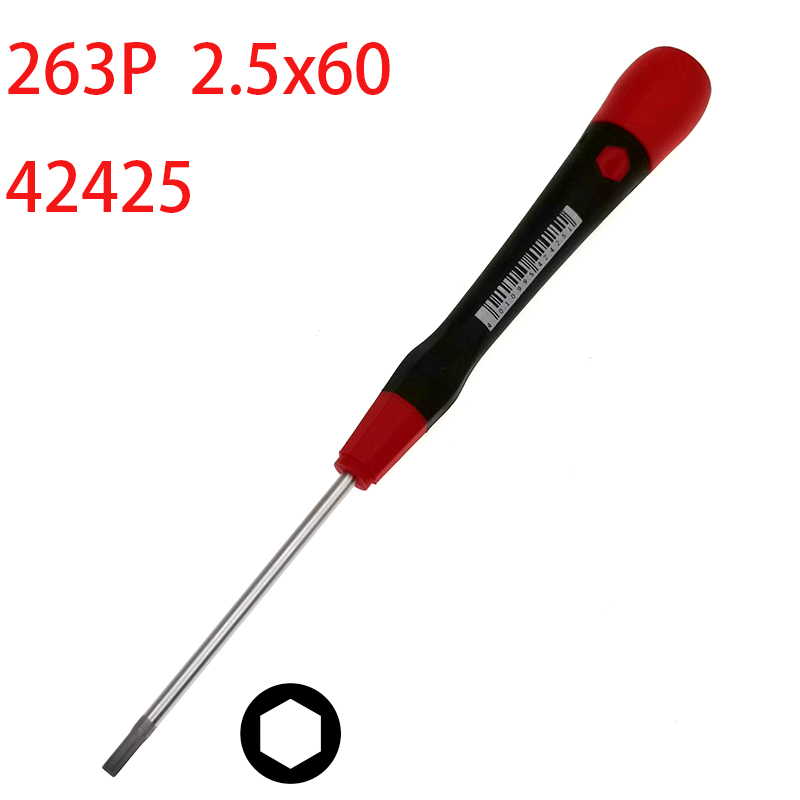 German WIHA flat head screwdriver screwdrivers 263P-0 7 0 9 1 5 3 1 5 2 2 5 3MM