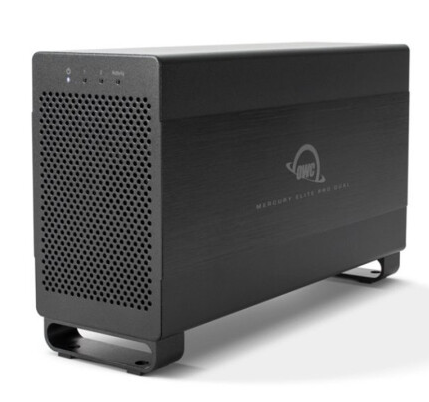 (national total generation) OWC thunder and lightning 2 double disc-position disk array case USB3 1 connector hardware RAID hard disc box