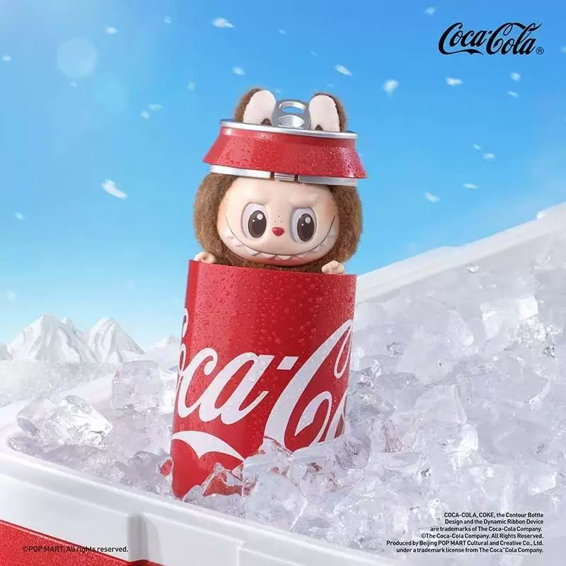 POPMART bubble matlabubu LABUBU3.0 Coca-Cola vinyl plush pendant blind box trendy play