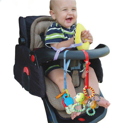 Baby toy strapping rope tooth-fixing device strapping baby stroller to prevent the chain from falling off with dining chair, bottle, kettle, lanyard
