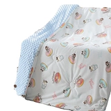 Детское хлопковое одеяло для новорожденных для младенца для детского сада, увеличенная толщина