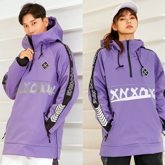 XXXsnow snowboarding clothing ski hoodies waterproof men's and women's ski clothing couples ski sweatshirt suit snow clothing