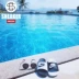 Nike Nike Benassi đôi dép thể thao màu đen và trắng đi biển 819717-010 818736 343881