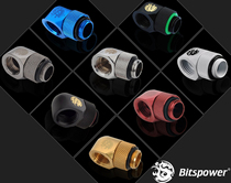 Bitspower Hot Sale Eight Color High Flow Design G1 4“Swivel 90 Degree Connector BP-90R