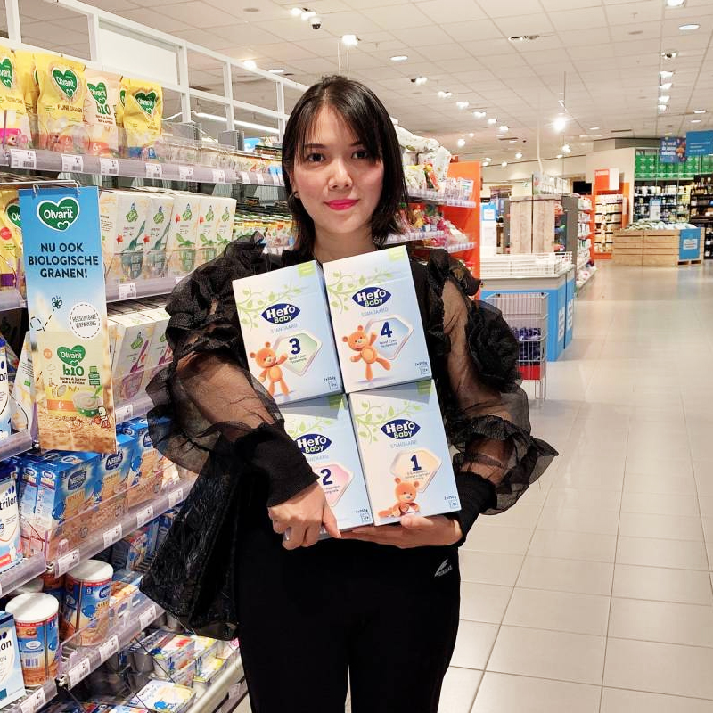 Dutch genuine Herobaby talent growth 1 segment 2 paragraphs 3 paragraphs 4 paragraphs Infant milk powder 15 boxes delivered 1 box