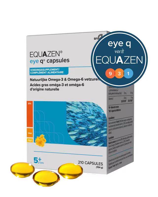 Dutch imports EQUAZEN eyee q chews children fish oil 210 grains of 5 year old dha