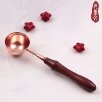 Fire paint seal envelope seal wax melting spoon Wedding large capacity wax strip Hot melt tool Students with printed wax seal