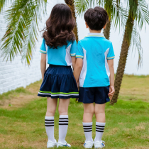 Kindergarten uniform Primary School school uniform childrens performance summer sports cotton T-shirt graduation photo set