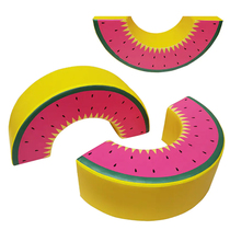 Watermelon half-moon rocking childrens sensory training equipment early education center software physical exercise balance semi-circle rocking boat