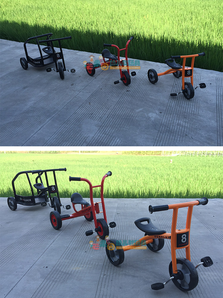 Трехколесный велосипед 幼儿园儿童玩具户外童车户外感统训练器材自行车三轮脚踏车器械
