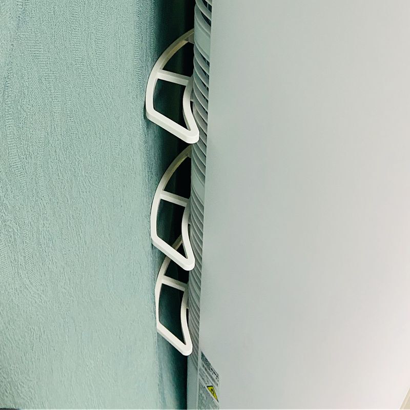 Suitable for Gree Liangzhiyun Air Conditioner Anti-Suction Curtain Bracket, Midea Cylindrical Vertical Cabinet Unit Rear Air Inlet Baffle